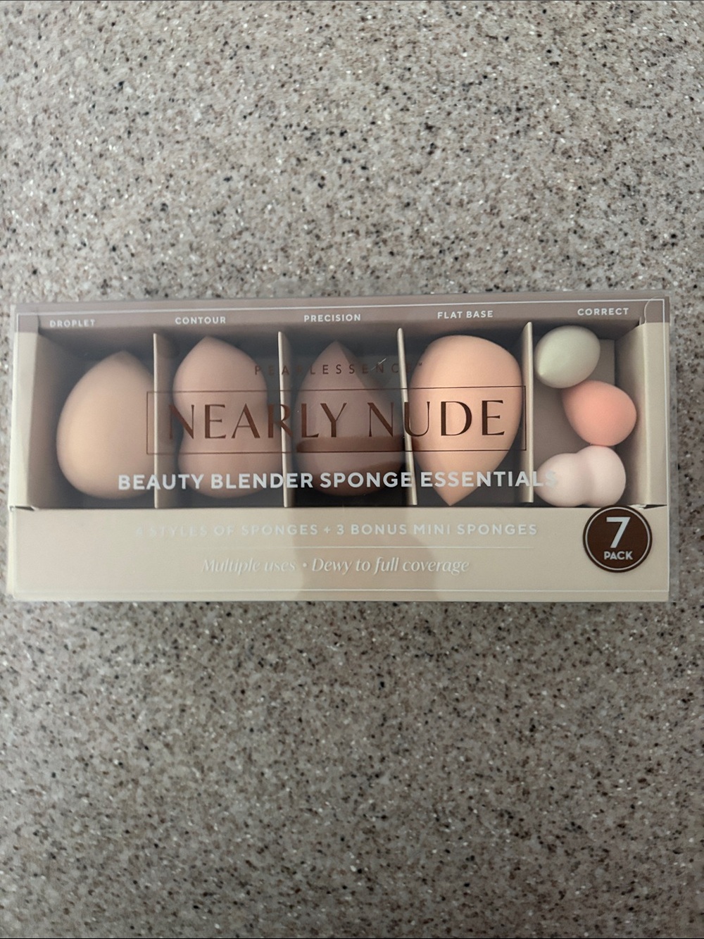 LAWLESS Nearly Nude Beauty Blender 7 Sponge Set - Nude & Pastel